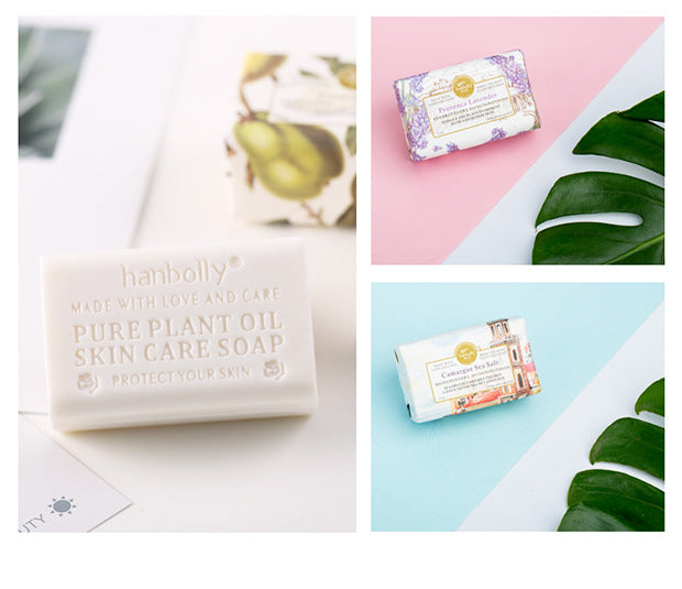 200g French Lavender Rose Gardenia Sea Salt Soap Bar Fragrance Collagene Eclaircissant Glutathion - Skin Care Beauty Soap