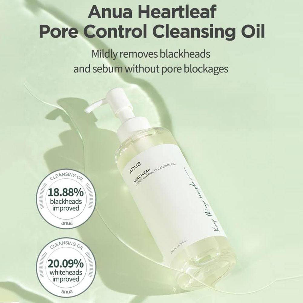 Anua Cleanser Heartleaf oil Facial Cleanser Korean Original Form Moisturizing Soothing Skin Care Heartleaf Oil Control Cleanser