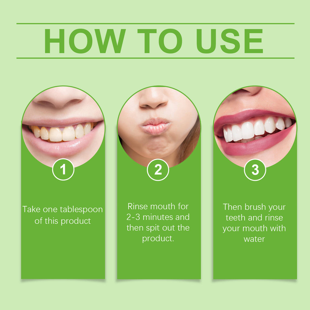 Mouth Wash Pure Organic Coconuts Oil Pulling Natural Tooth Whitening Mouthwash Freshening Breath Heal Oral Health Care Daily Use