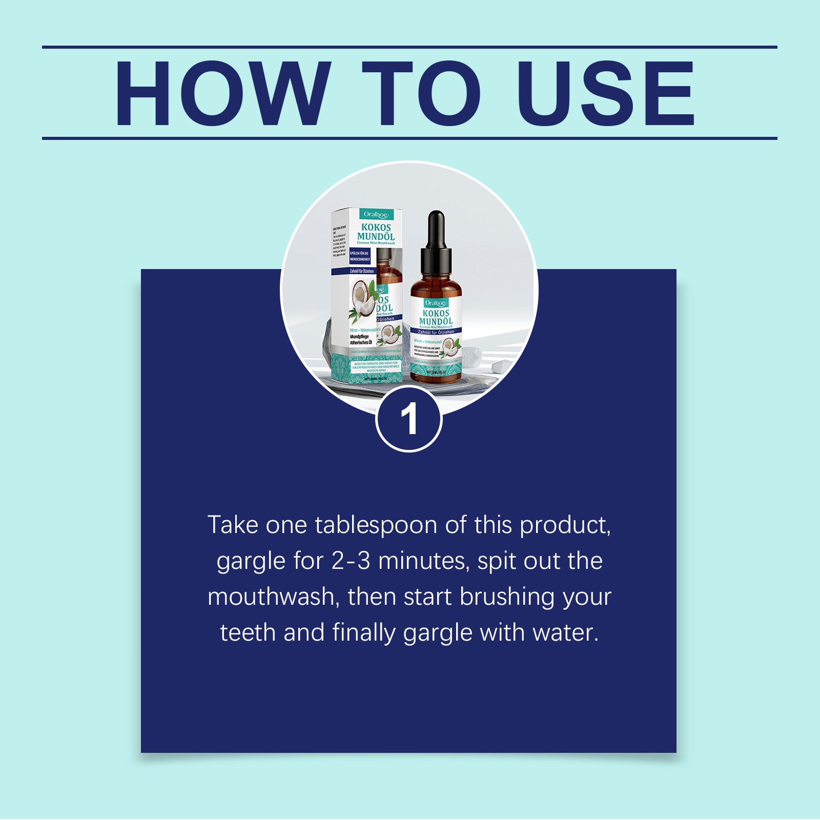 Coconut Oil Mint Mouthwash Remove Bad Breath Refreshing Cleansing Teeth Yellow Stains Fresh Oral Hygiene Odor Removal Mouthwash