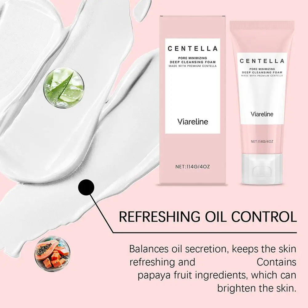 SKIN1004 Madagascar Centella Poremizing Deep Cleansing Foam Tone Brightening Cleansing Gel Foam Facial Moisturizing Cleanser
