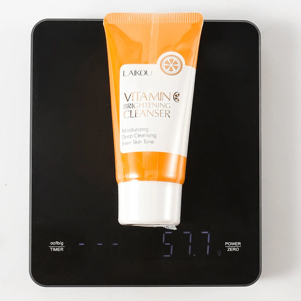 Vitamin C Facial Cleanser 50g Hydrating Moisturizing Deep Cleanse Refines Pores Brightening Skin Care Product korean skin care