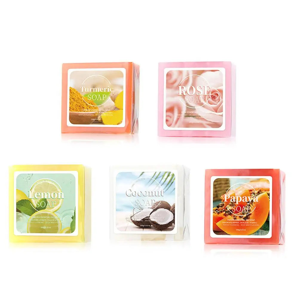 100g Handmade Essential Oil Soap - Gentle Skin Cleansing Moisturizing & Brightening
