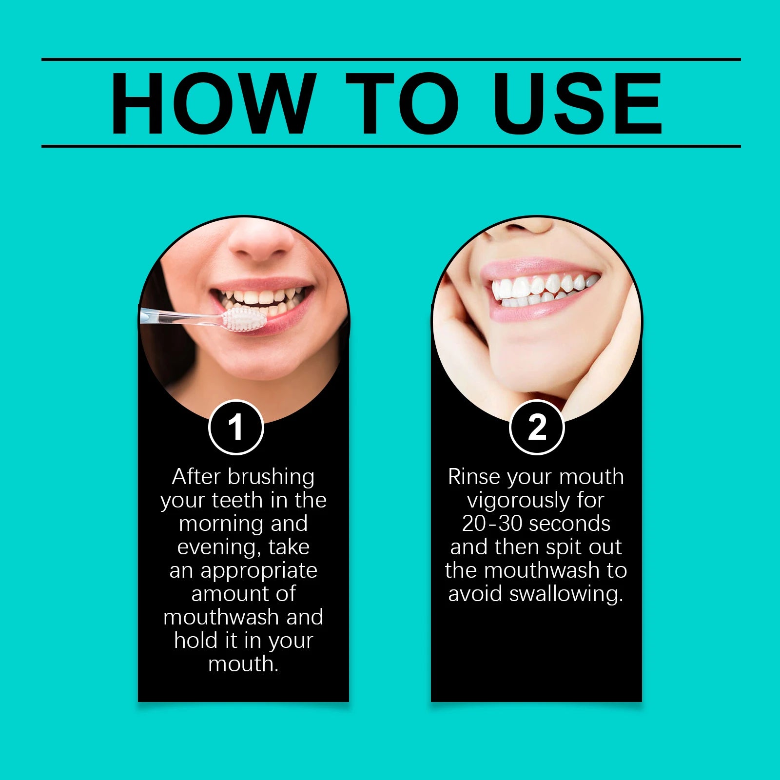 Oralhoe Coconut Mint Pulling Oil Mouthwash Removes Tooth Stains Yellow Teeth Prevents Bad Breath Freshens Breath With Mouthwash