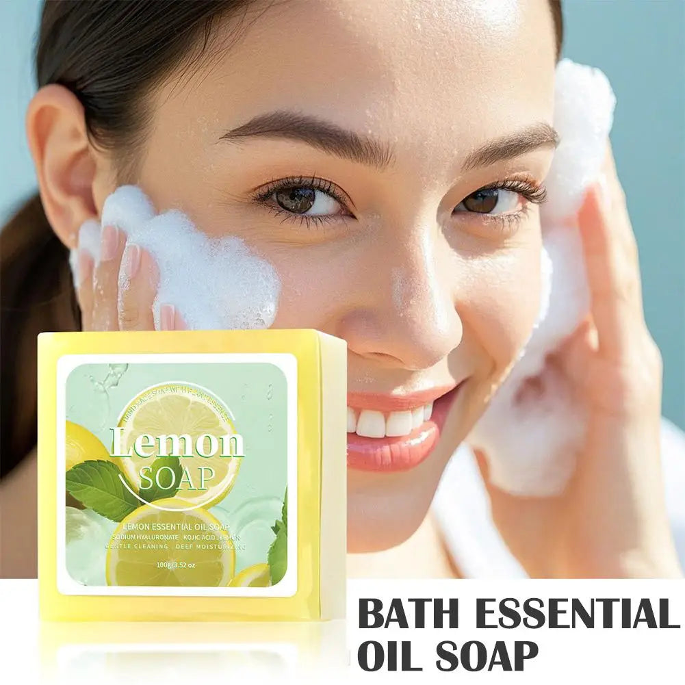 100g Handmade Essential Oil Soap - Gentle Skin Cleansing Moisturizing & Brightening