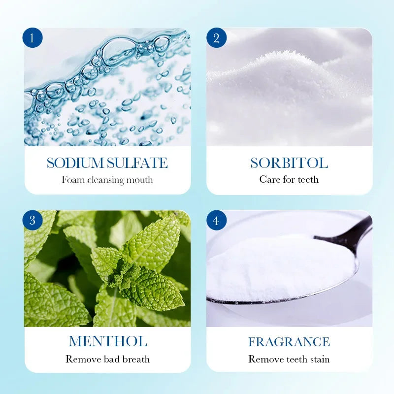 Coffee Refreshing Mouthwash 20pcs/Box Portable Bagged Mouth Wash Freshen Breath Clean The Teeth Oral Freshening Teeth Whitening