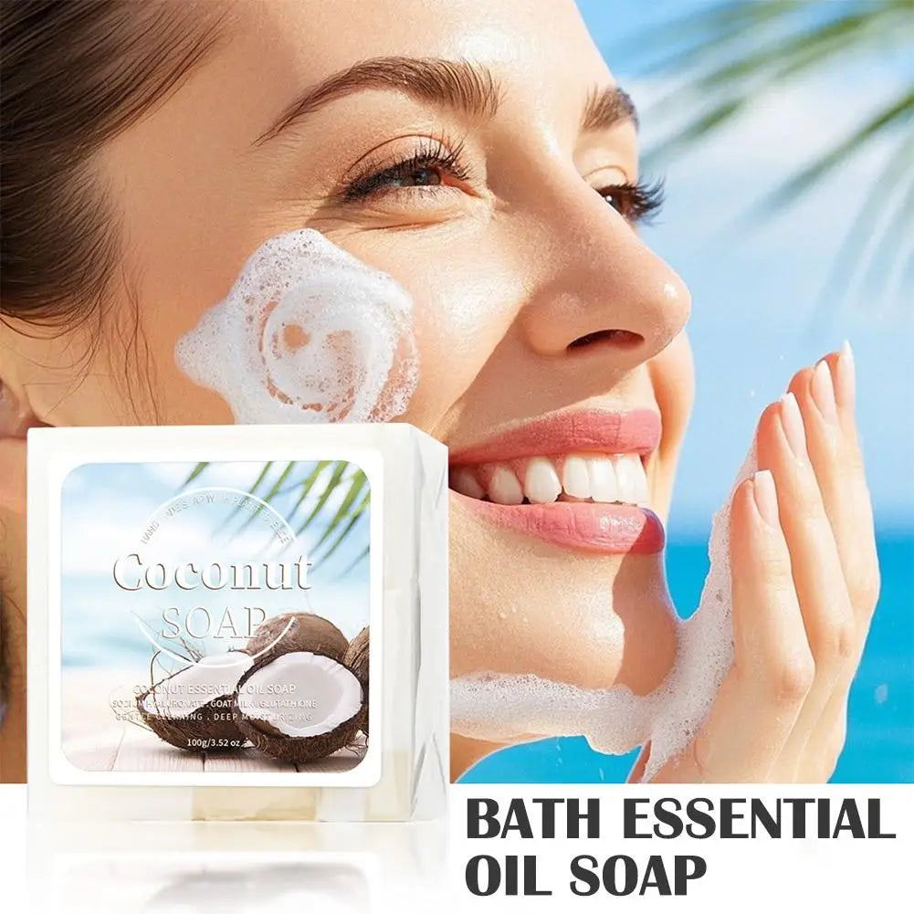 100g Handmade Essential Oil Soap - Gentle Skin Cleansing Moisturizing & Brightening