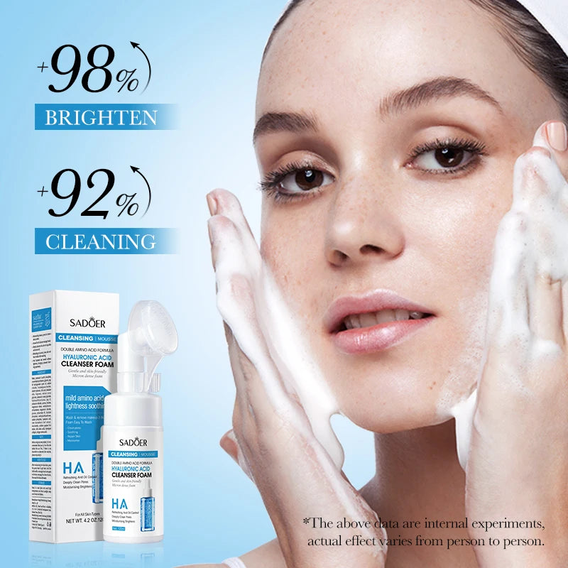 Facial Cleanser Face Wash Foam Face Massasge Facial Hydrating Moisturizing Skin Products Mossee Cleansing Care