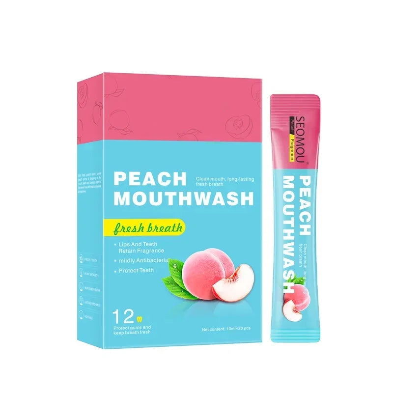 Mouthwash Teeth Whitening Lemon Flavor Freshen Your Breath and Clean The Debris Between Teeth Oral Freshening Mouthwash