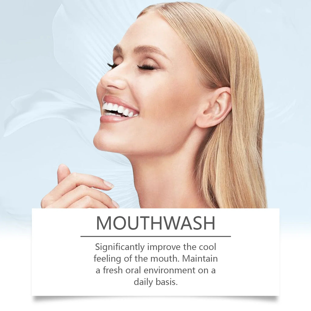 30ml Portable Mint Bad Breath Mouthwash Fresheners Mouth Oral Odor Removal Lasting Aroma Remove Tartar Deep Cleaning Mouthwash