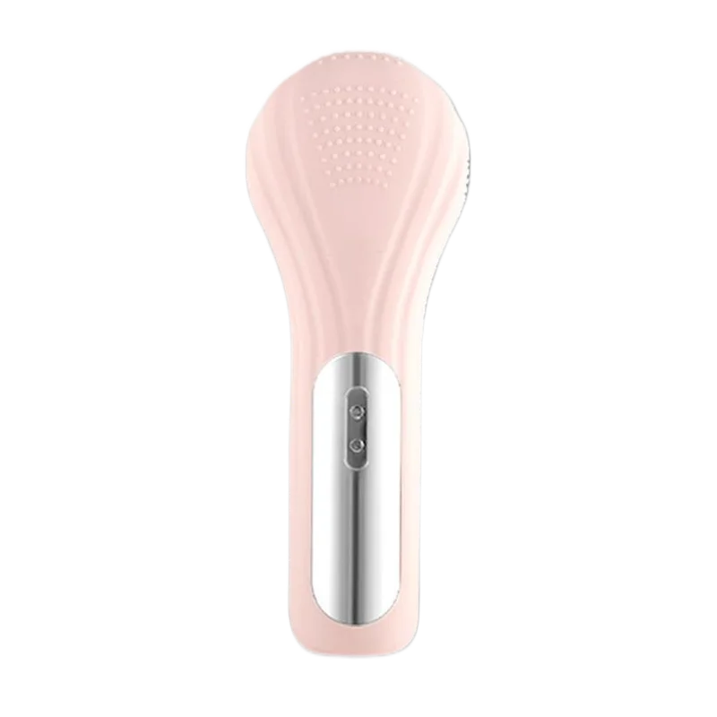 Silicon Facial Cleansing Brush Sonic Vibration Warming Wash Face Massage Face Skin Cleanser Eletric Waterproof Rechargeable