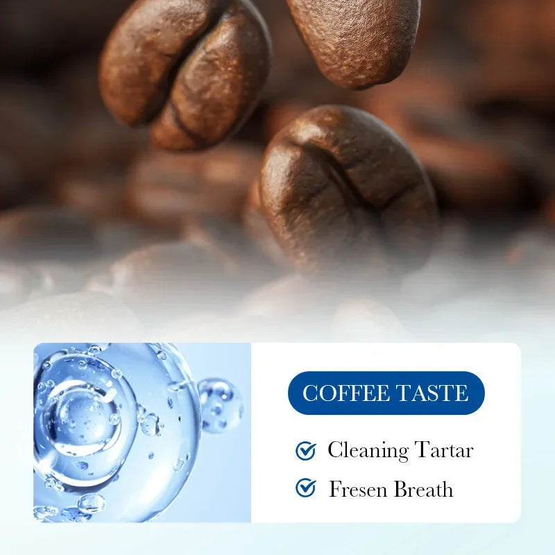 Coffee Refreshing Mouthwash 20pcs/Box Portable Bagged Mouth Wash Freshen Breath Clean The Teeth Oral Freshening Teeth Whitening