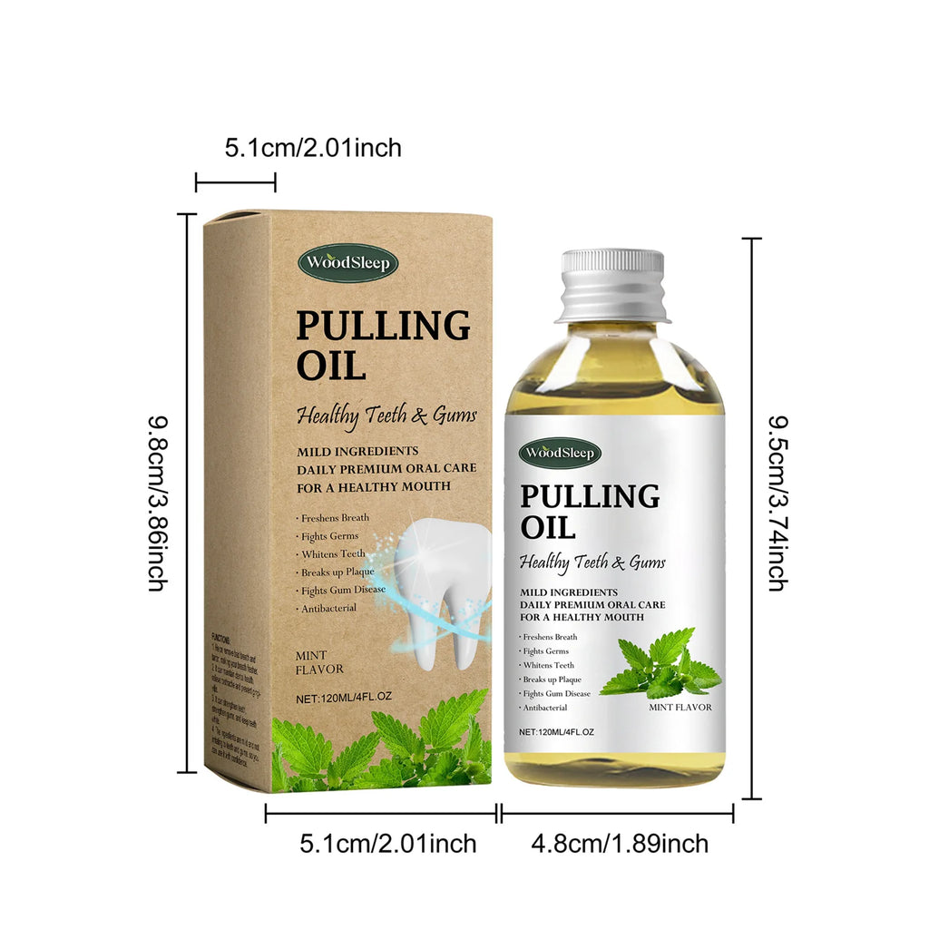 Mouth Wash Pure Organic Coconuts Oil Pulling Natural Tooth Whitening Mouthwash Freshening Breath Heal Oral Health Care Daily Use