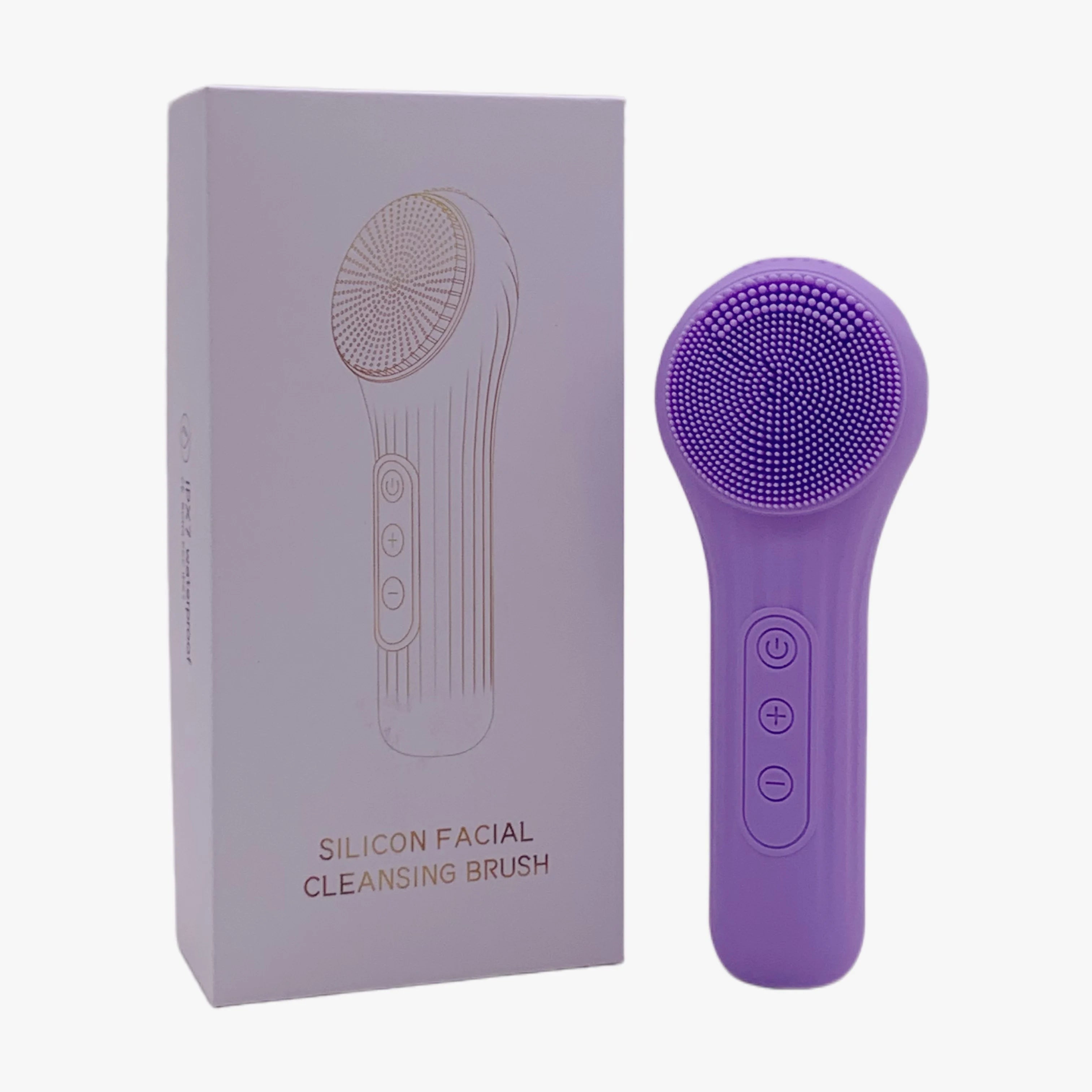 Electric Facial Cleansing Brush Sonic Face Massager Warming Deep Pore Cleaning Waterproof Silicone Blackhead Remover