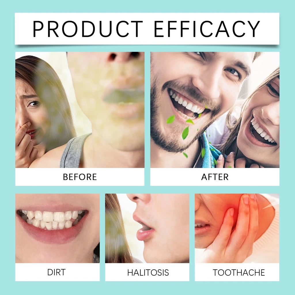 Coconut Mint Pulling Oil Mouthwash Alcohol-Free Teeth Stains Remover Whiten Odor Removal Fresh Breath Oral Hygiene Toothpaste