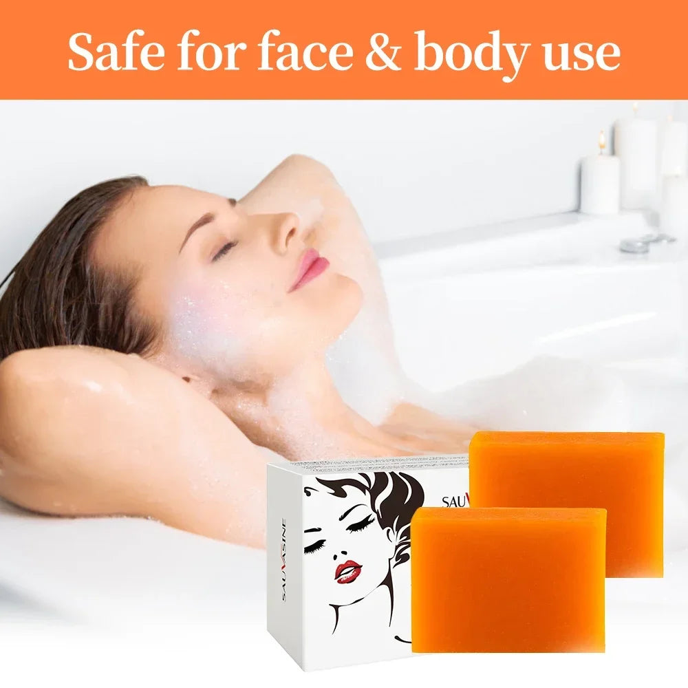 Handmade Kojic Acid Soap Natural Mild Non-irritating Brightening Skin Exfoliator Body Face Cleansing Whitening Soap