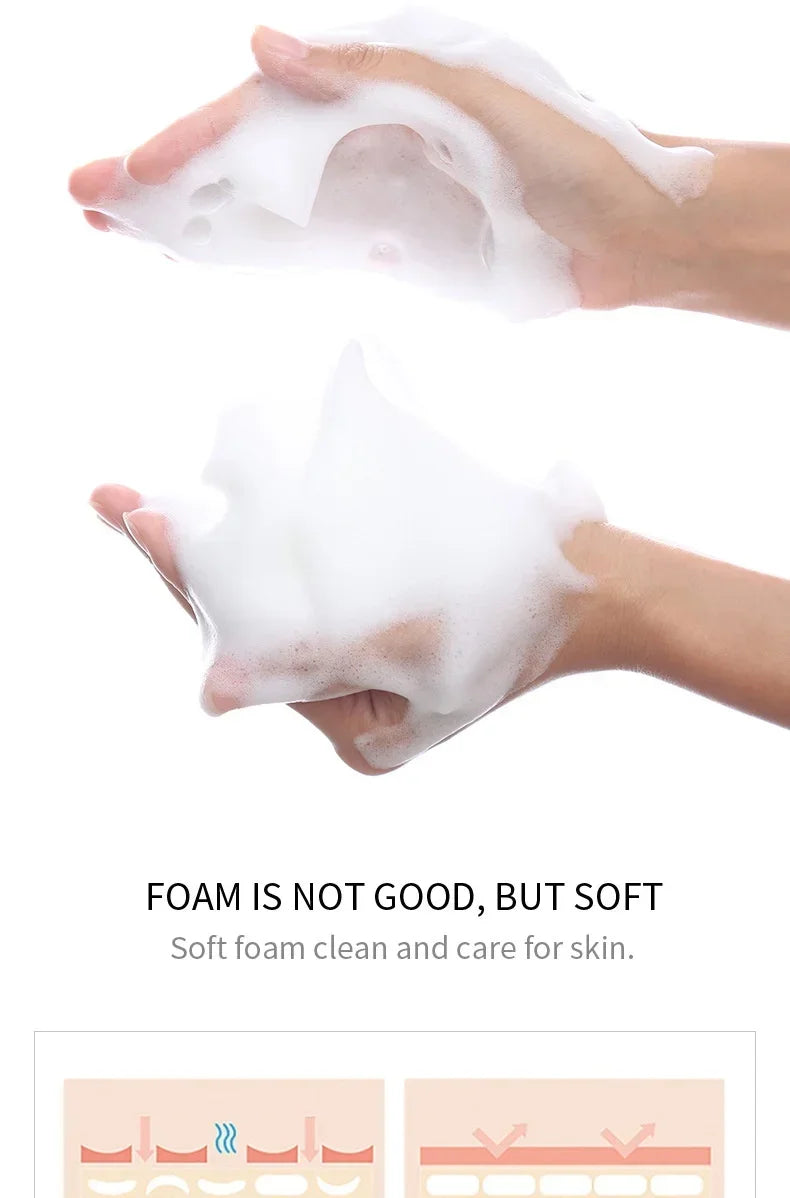 BIOAOUA Rice Cleanser Raw Pulp Oil Control Moisturizing Deep Cleaning Care Skin 100g