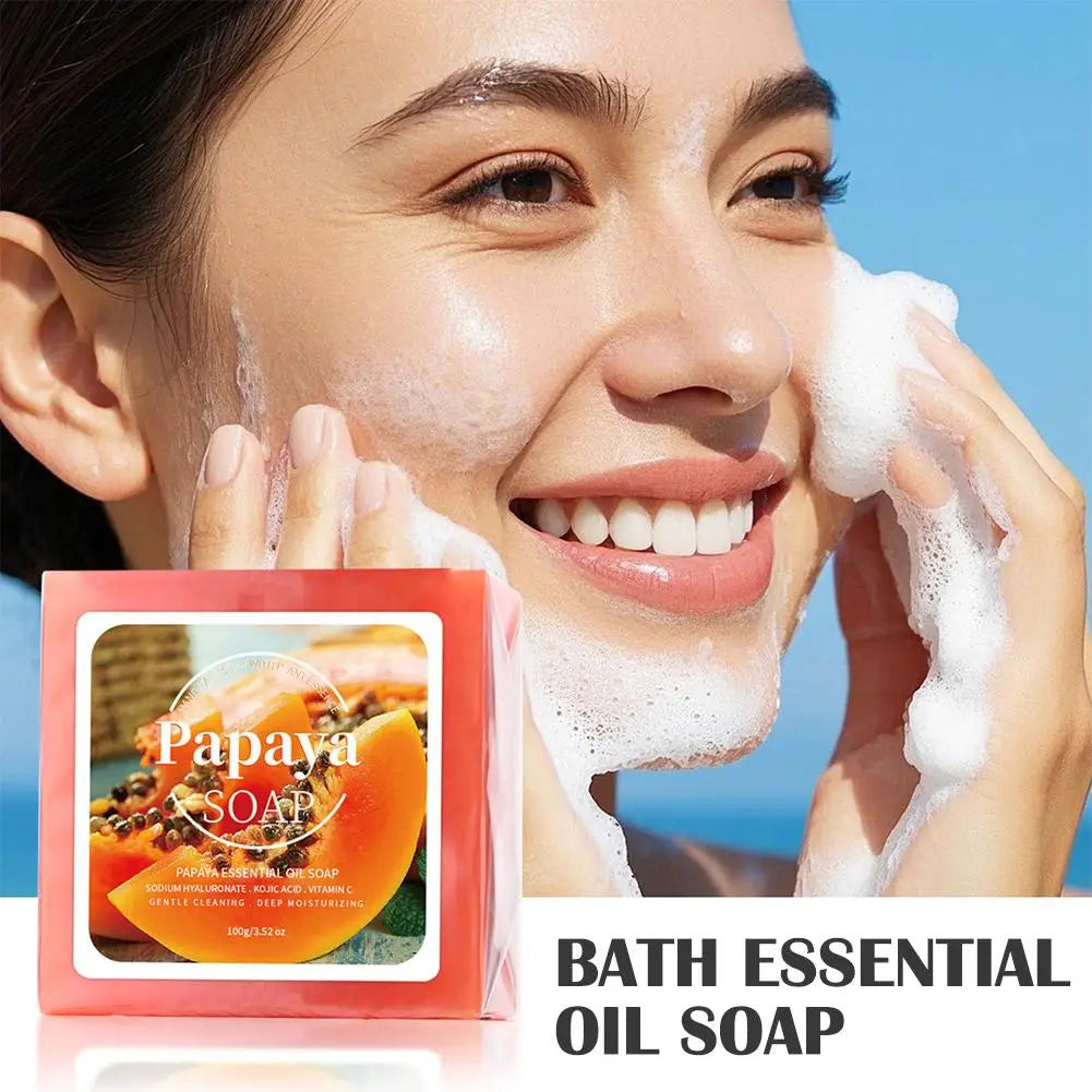 100g Handmade Essential Oil Soap - Gentle Skin Cleansing Moisturizing & Brightening