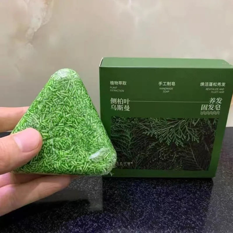 130g Orchidaceae Shampoo Usman Grass Polygonatum Heshou Hair Resistant Essential Oil Handmade Medicinal Soap
