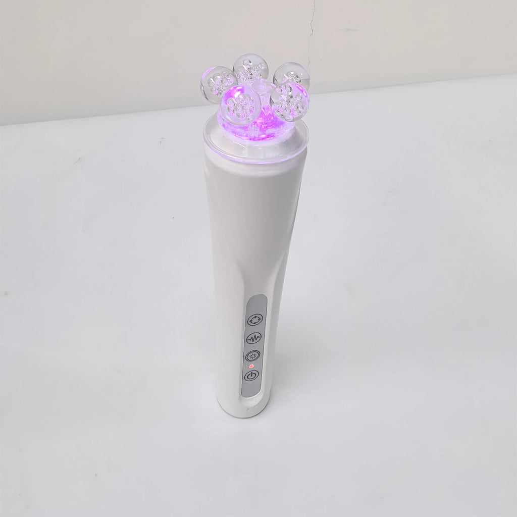 Newest Facial Roller Massage Co2 Oxygen Bubble Pods Beauty Device With Cleaning Brush Skin Tightening Oxygenation Facial Machine