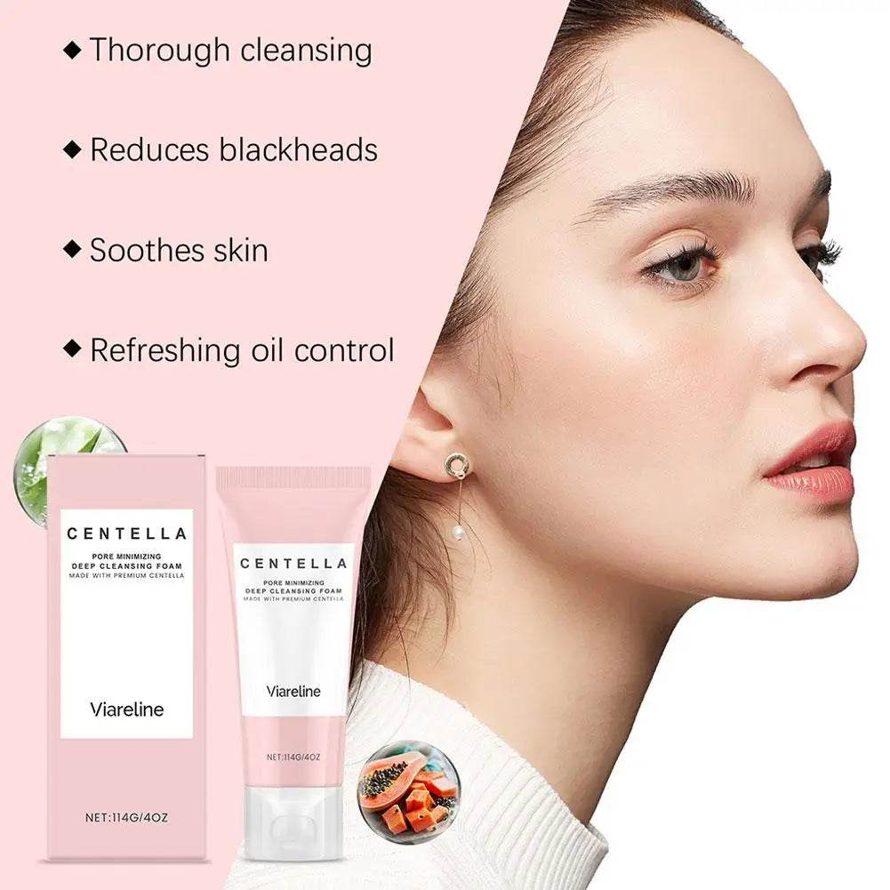 SKIN1004 Madagascar Centella Poremizing Deep Cleansing Foam Tone Brightening Cleansing Gel Foam Facial Moisturizing Cleanser
