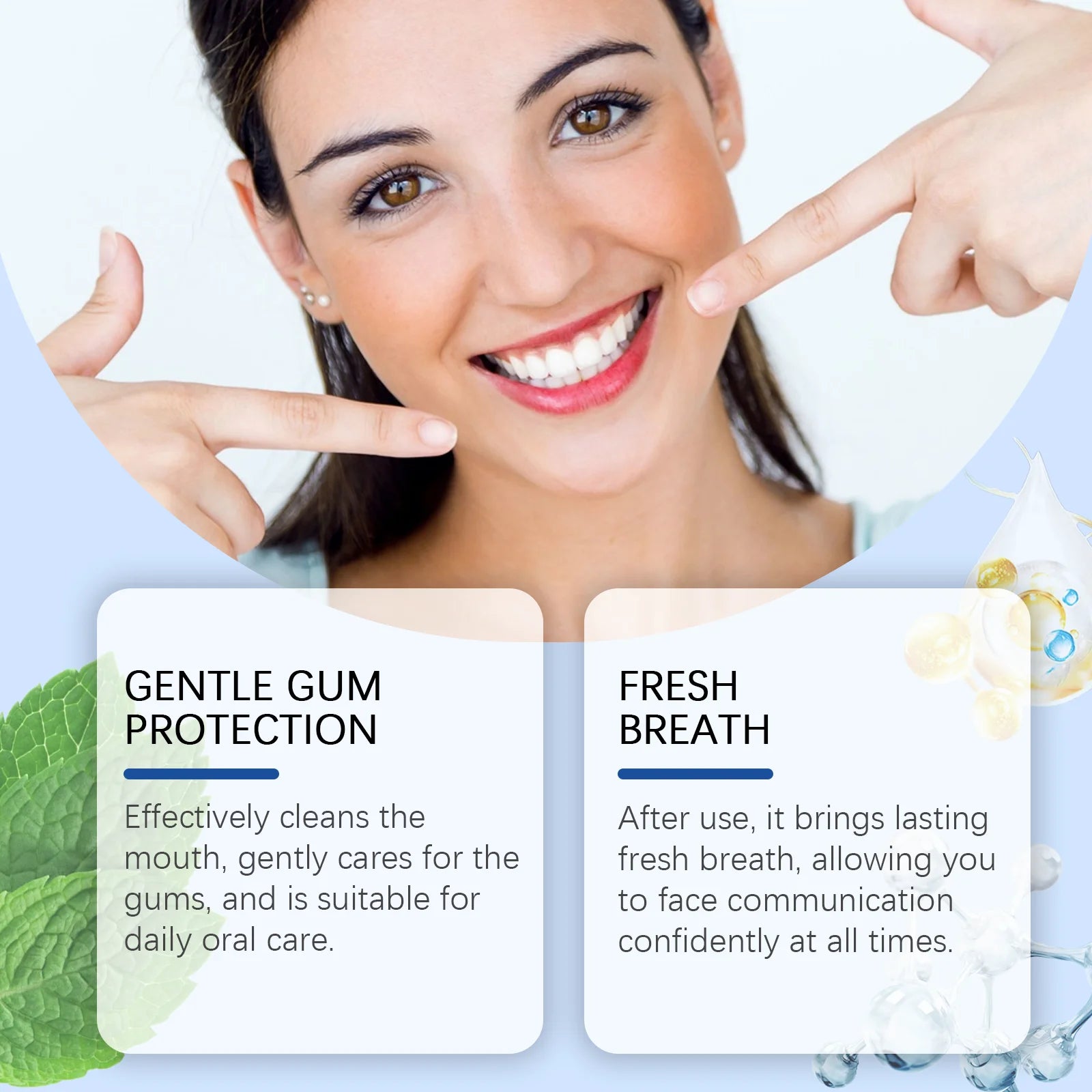 Oral Fresh Mouthwash Remove Mouth Odor Reduce Tonsil Stone Lasting Fresh Alcohol-Free Oral Hygiene Cleaning Peppermint Mouthwash