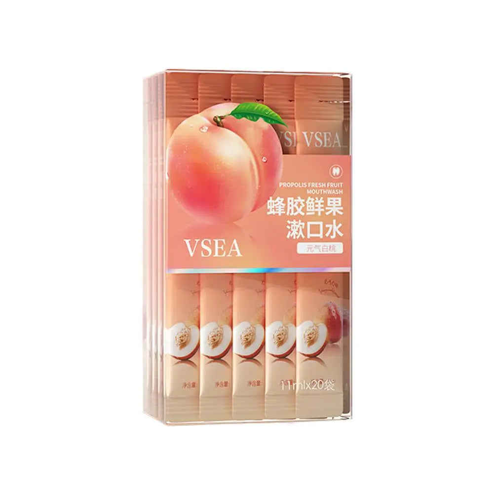 20pcs/Bag Protable Probiotic Mouthwash Portable Cleaning Mouthwash Strip Pack For Long-lasting Fragrance Oral