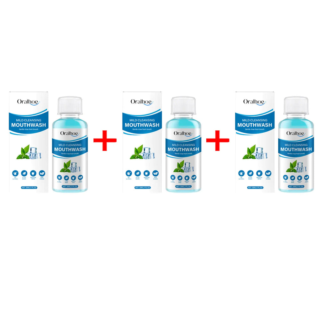 30ml Portable Mint Bad Breath Mouthwash Fresheners Mouth Oral Odor Removal Lasting Aroma Remove Tartar Deep Cleaning Mouthwash