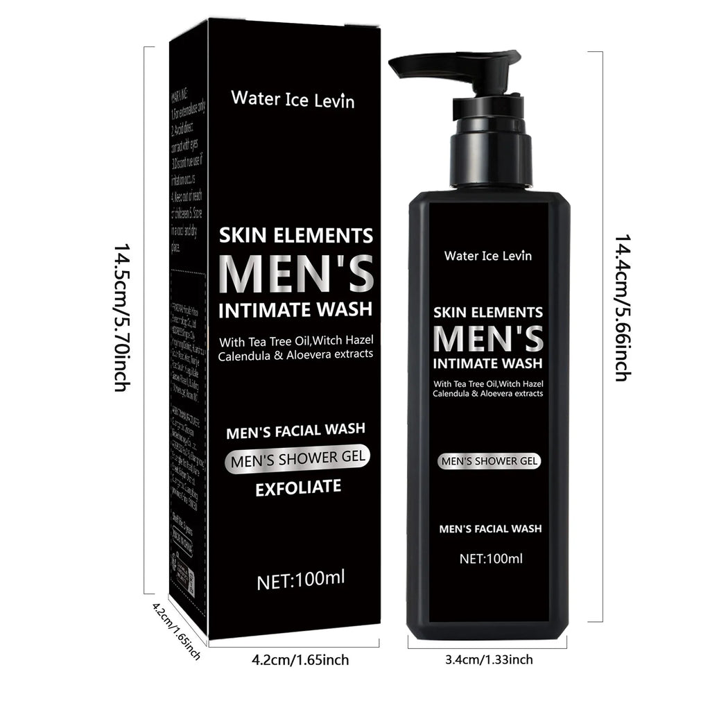 100ML men's facial cleanser for daily cleansing and bathing, suitable for oily skin, soothing, purifying and cleaning