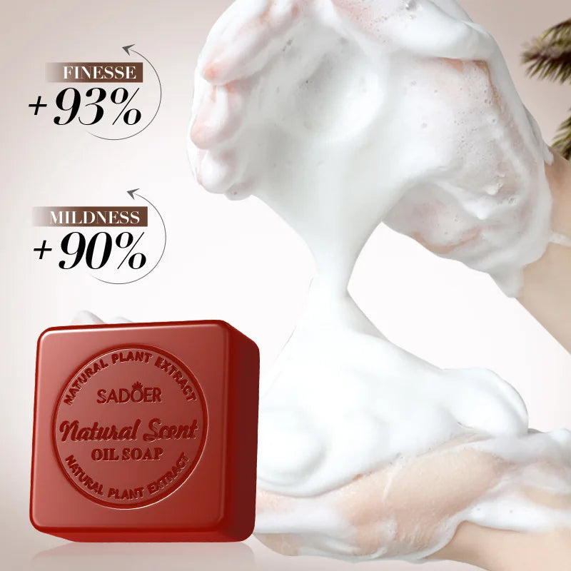 Sandalwood Handmade Soap Women Cleaner Deep Cleansing Body Whitening Essential Oil Soap Shaving Sabonis Skin Lightening Foam