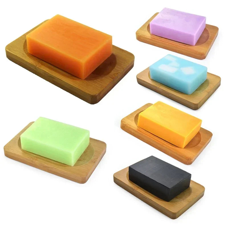 100g Natural Ginger Oil Handmade Soap with Tea Tree Bamboo Charcoal Lavender Honey Kojic Acid for Skin Whitening & Brightening