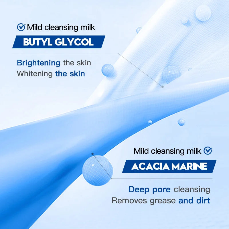 SADOER Men's Facial Cleanser Face Wash Foam Face Cleanser Oil Control Anti Acne Hydrating Moisturizing Men Skin Care Products