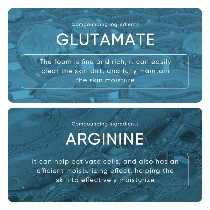 120ML SADOER Equipped with Brush Head Aloe Cleansing Mousse Refreshing Deep Foam Cleansing Facial Cleanser