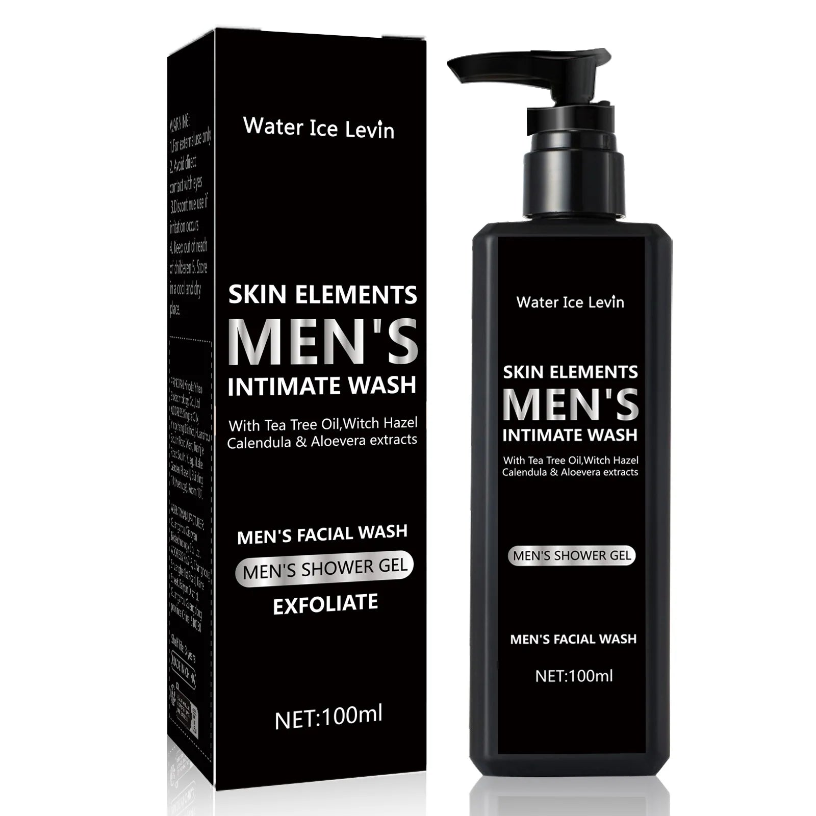 100ML men's facial cleanser for daily cleansing and bathing, suitable for oily skin, soothing, purifying and cleaning