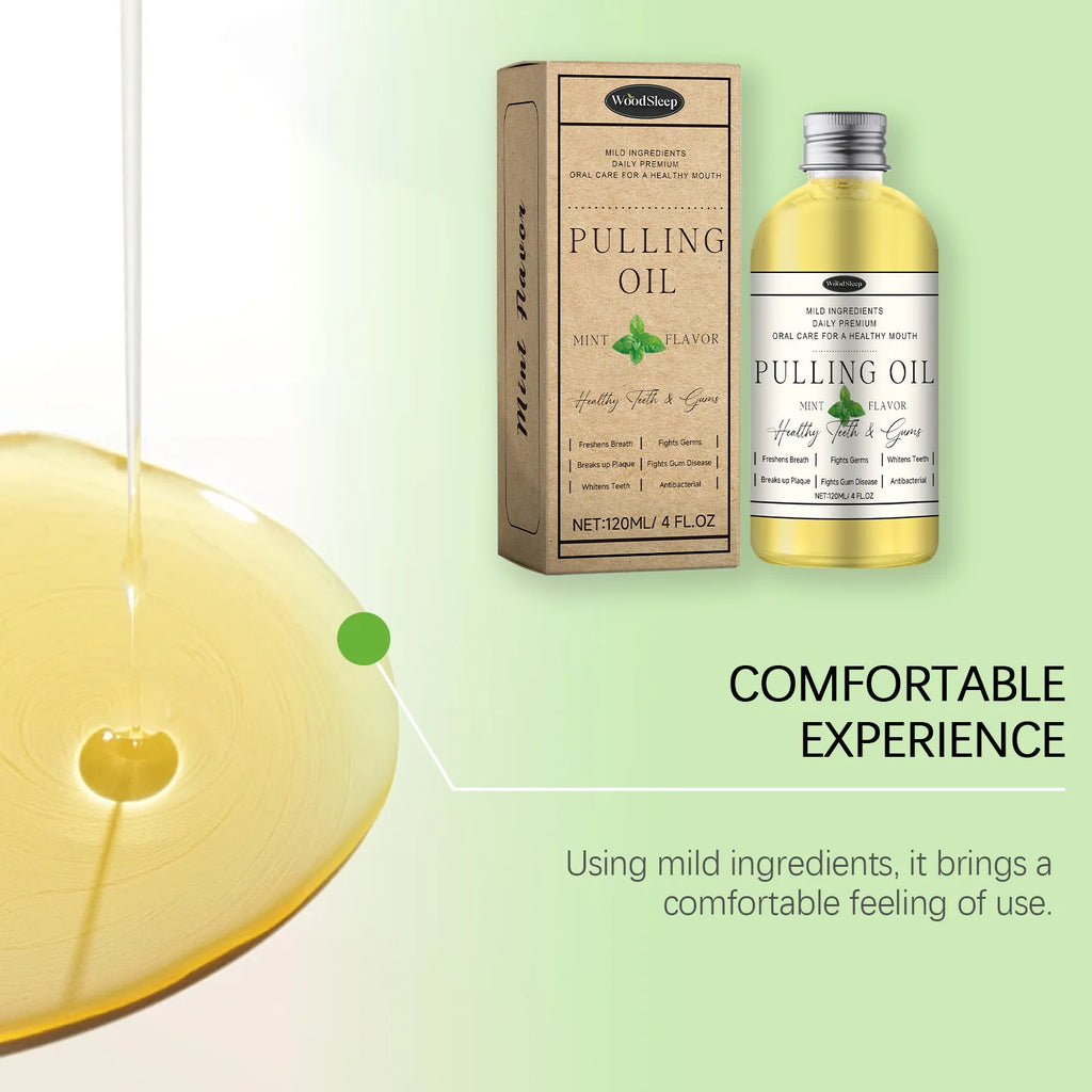 Mouth Wash Pure Organic Coconuts Oil Pulling Natural Tooth Whitening Mouthwash Freshening Breath Heal Oral Health Care Daily Use