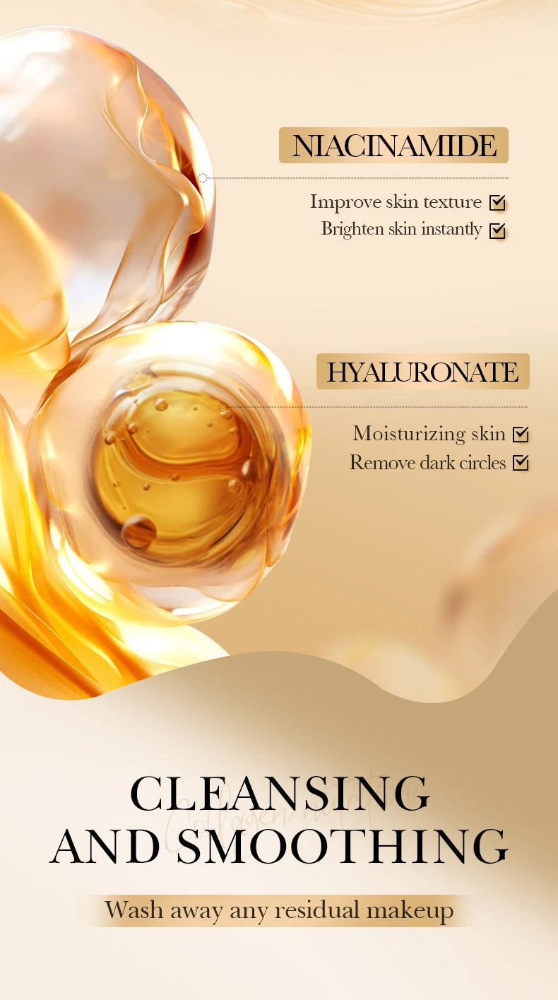 SADOER Collagen Facial Cleanser Mousse Deep Cleansing Skincare Moisturizing Firming Face Wash Foam Cleanser Skin Care Products