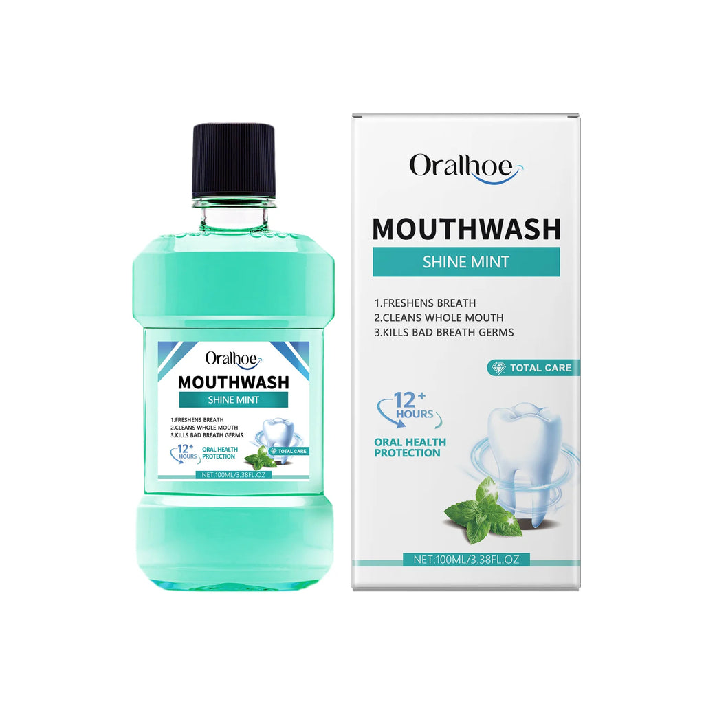 Breath Freshener Mouthwash Mint Flavor Remove Mouth Bad Smell Reduce Dental Tartar Plaque Brighten Tooth Oral Hygiene Cleaning