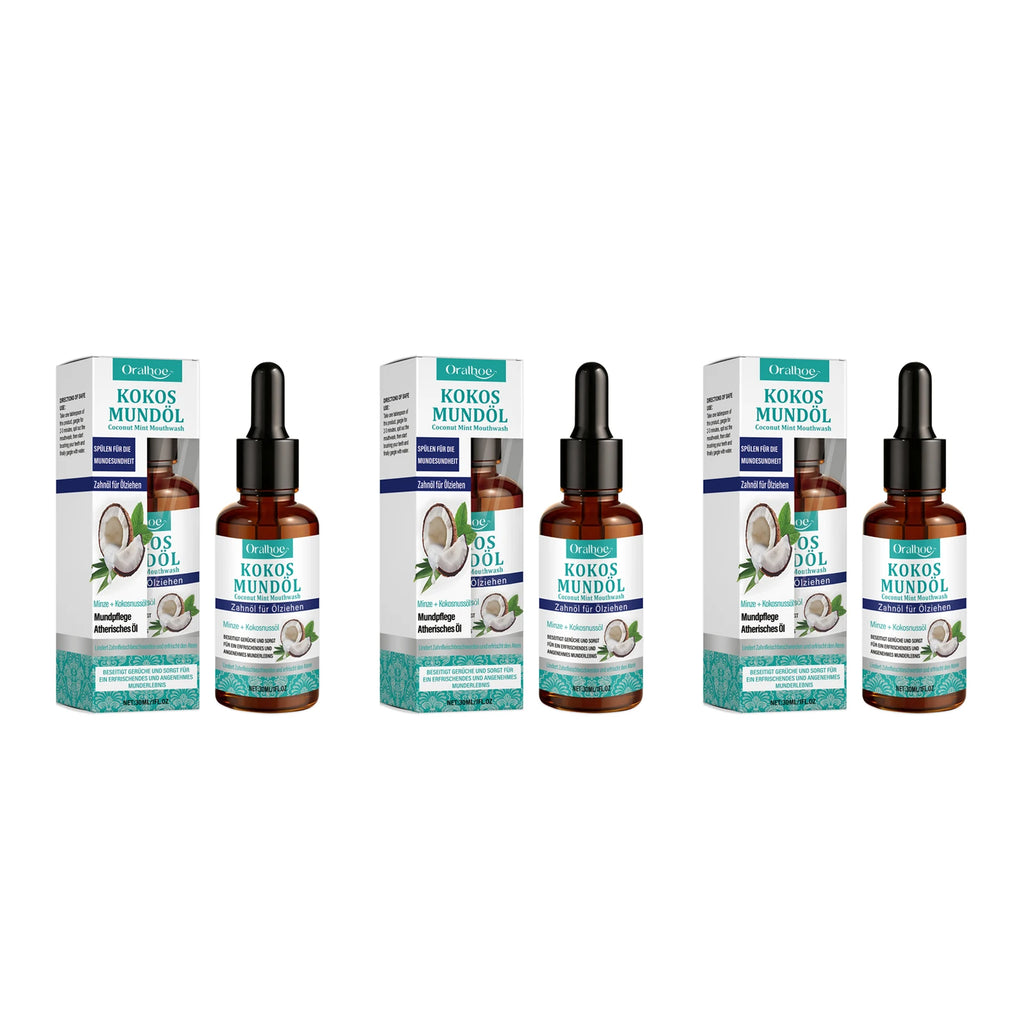 Coconut Oil Mint Mouthwash Remove Bad Breath Refreshing Cleansing Teeth Yellow Stains Fresh Oral Hygiene Odor Removal Mouthwash