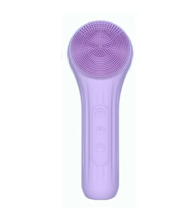 Silicon Facial Cleansing Brush Sonic Vibration Warming Wash Face Massage Face Skin Cleanser Eletric Waterproof Rechargeable