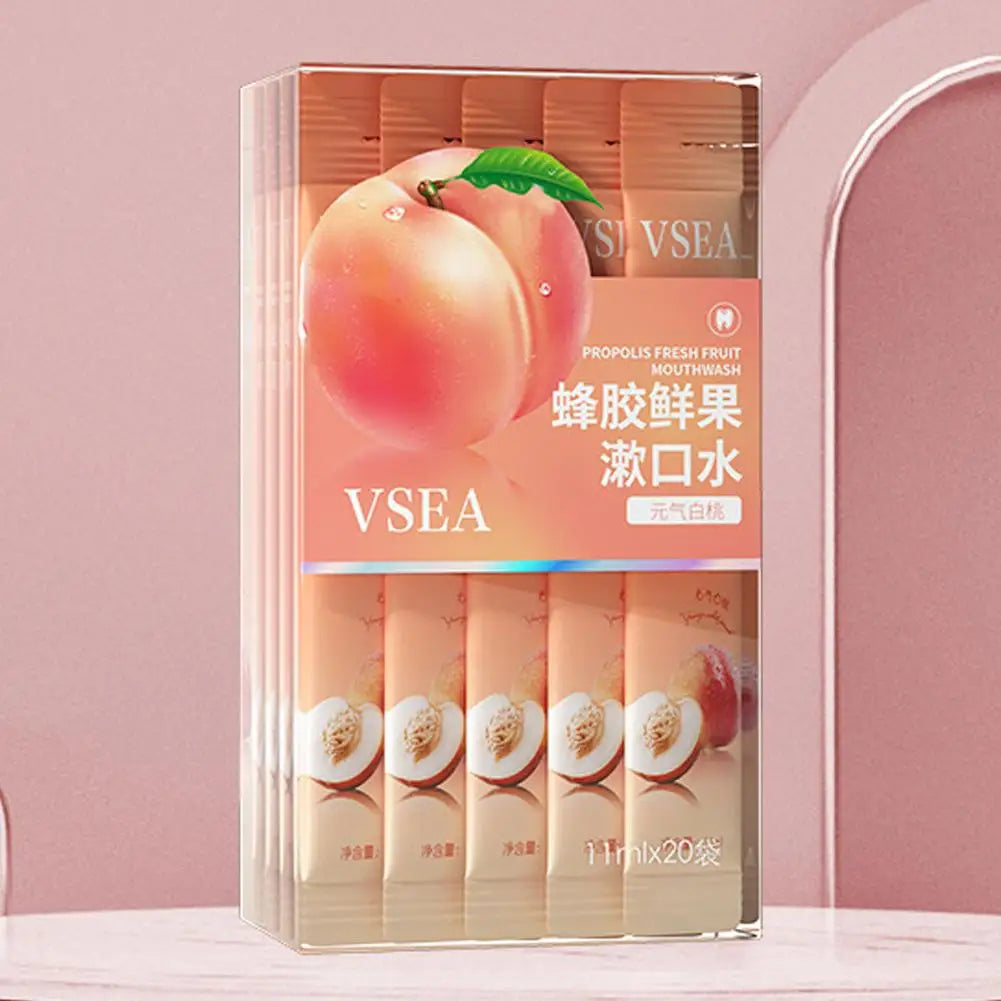 20pcs/Bag Protable Probiotic Mouthwash Portable Cleaning Mouthwash Strip Pack For Long-lasting Fragrance Oral