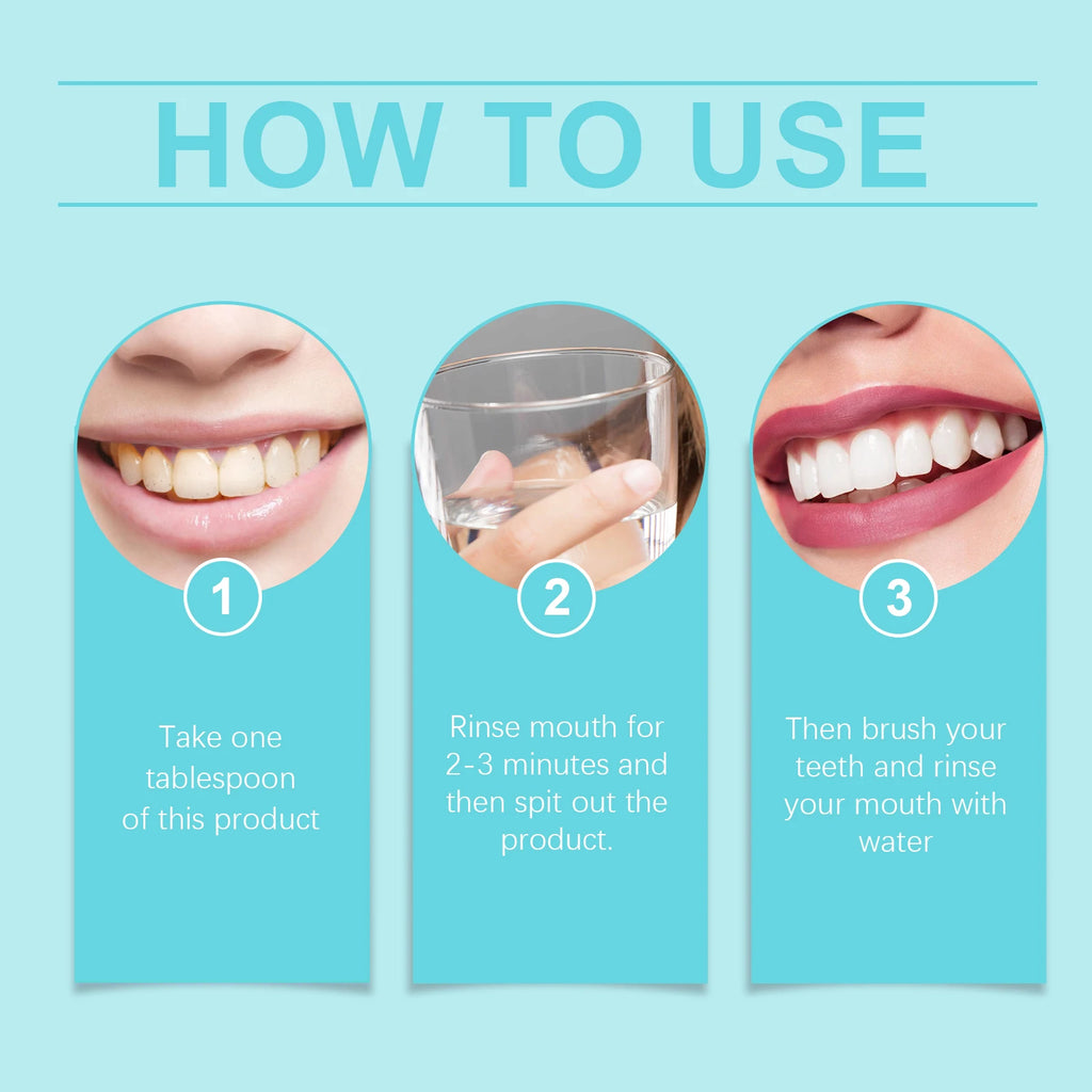 Breath Freshener Mouthwash Mint Flavor Remove Mouth Bad Smell Reduce Dental Tartar Plaque Brighten Tooth Oral Hygiene Cleaning