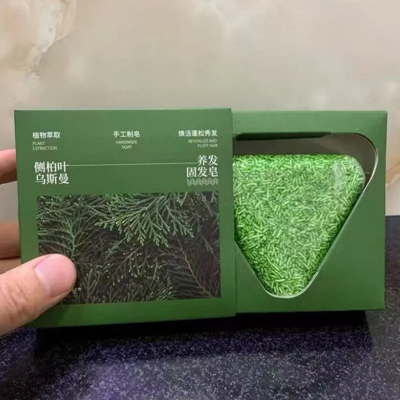 130g Orchidaceae Shampoo Usman Grass Polygonatum Heshou Hair Resistant Essential Oil Handmade Medicinal Soap