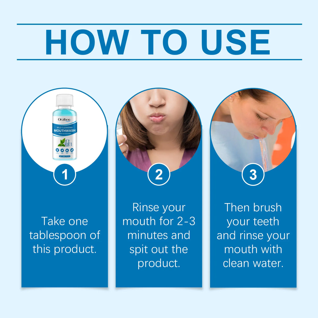 30ml Portable Mint Bad Breath Mouthwash Fresheners Mouth Oral Odor Removal Lasting Aroma Remove Tartar Deep Cleaning Mouthwash