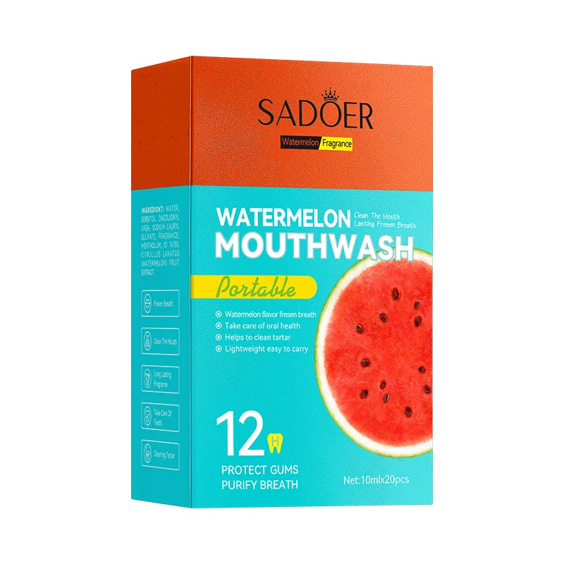 Coffee Refreshing Mouthwash 20pcs/Box Portable Bagged Mouth Wash Freshen Breath Clean The Teeth Oral Freshening Teeth Whitening