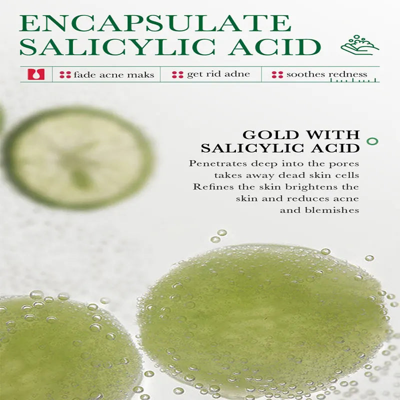 BIOAOUA Salicylic Acid Facial Cleanser Acne Treatment Moisturizing Oil Control skincare Face Wash Foam Face Cleanser Skin Care