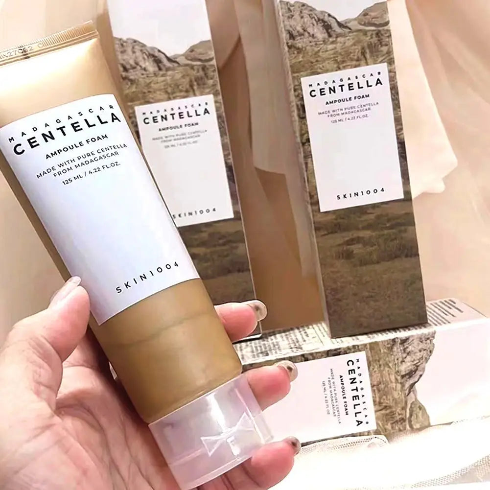 Skin1004 Centella Asiatica Facial Cleanser Essence Himalayan Salt Deep Cleansing Foam for Gentle Purifying Refreshing Face Wash