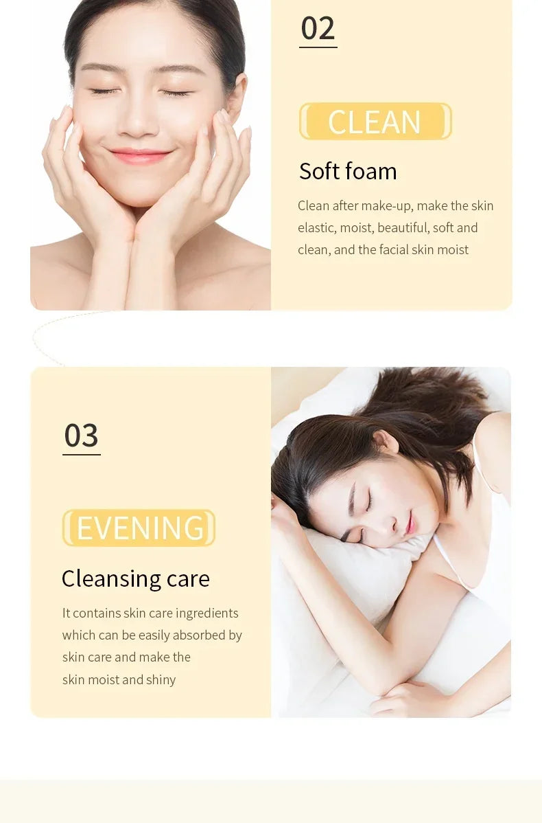 BIOAOUA Rice Cleanser Raw Pulp Oil Control Moisturizing Deep Cleaning Care Skin 100g