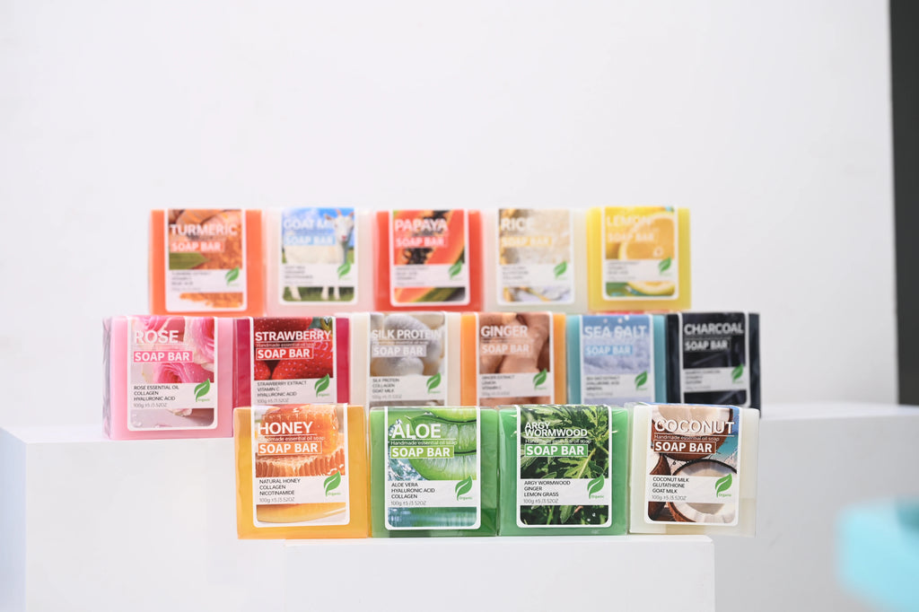 100g A+ Rice Water Soap Handmade Soap Rice Milk Whitening Goat Milk Soap for Whitening Oil Control