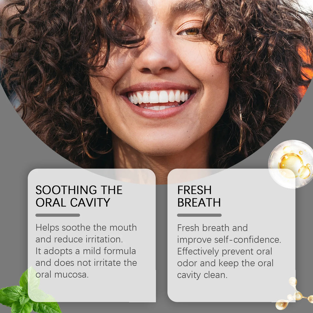 Mouth Wash Pure Organic Coconuts Oil Pulling Natural Tooth Whitening Mouthwash Freshening Breath Heal Oral Health Care Daily Use