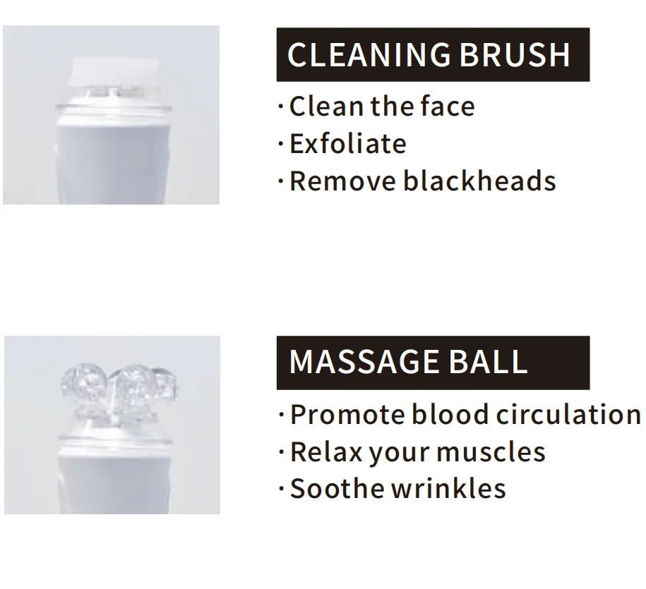 Newest Facial Roller Massage Co2 Oxygen Bubble Pods Beauty Device With Cleaning Brush Skin Tightening Oxygenation Facial Machine